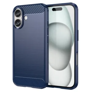 Techsuit - Carbon Silicone - iPhone 16 Plus - Blue