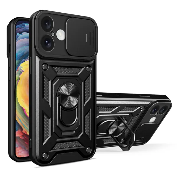 Techsuit - CamShield Series - iPhone 16 - Black