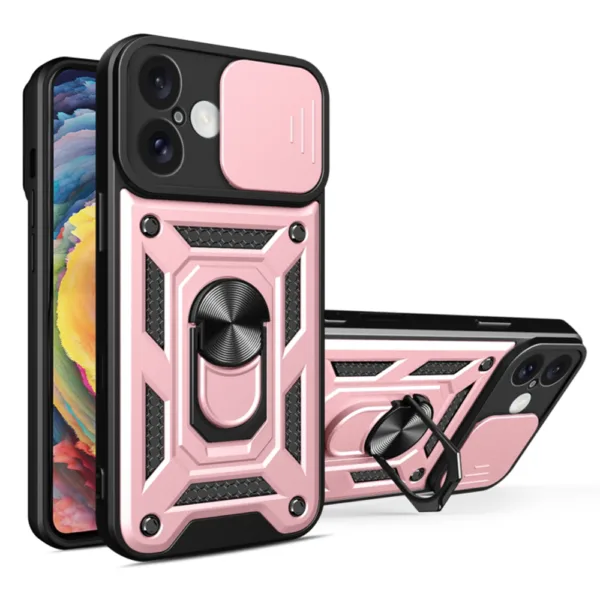 Techsuit - CamShield Series - iPhone 16 - Rose Gold