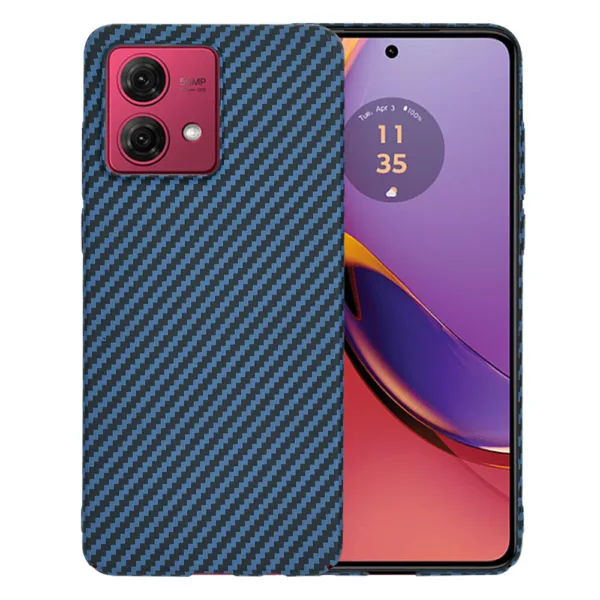 Techsuit - Carbonite FiberShell - Motorola Moto G84 - Cyan