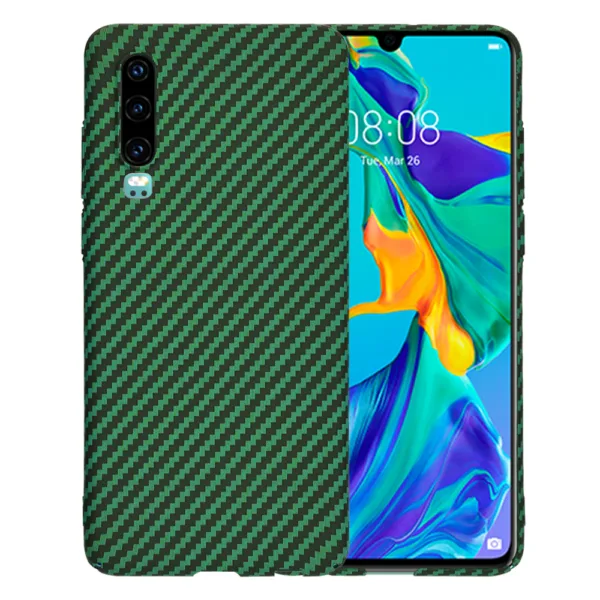 Techsuit - Carbonite FiberShell - Huawei P30 - Green