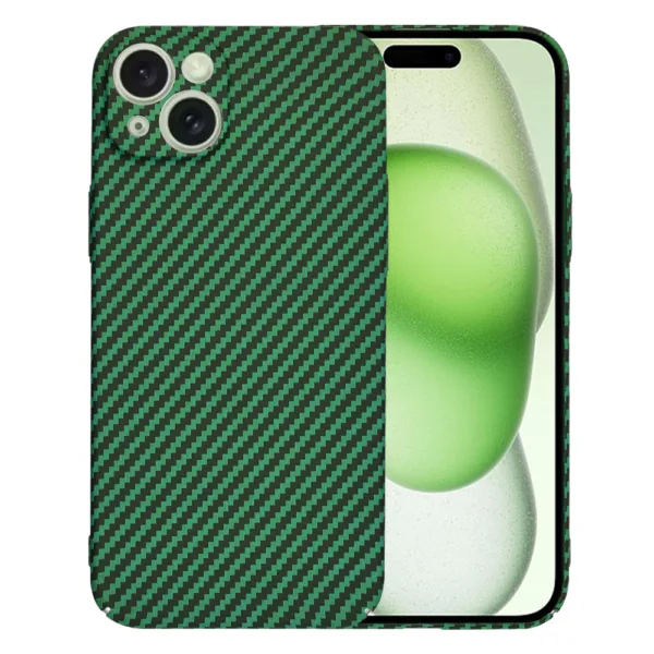 Techsuit - Carbonite FiberShell - iPhone 15 Plus - Green