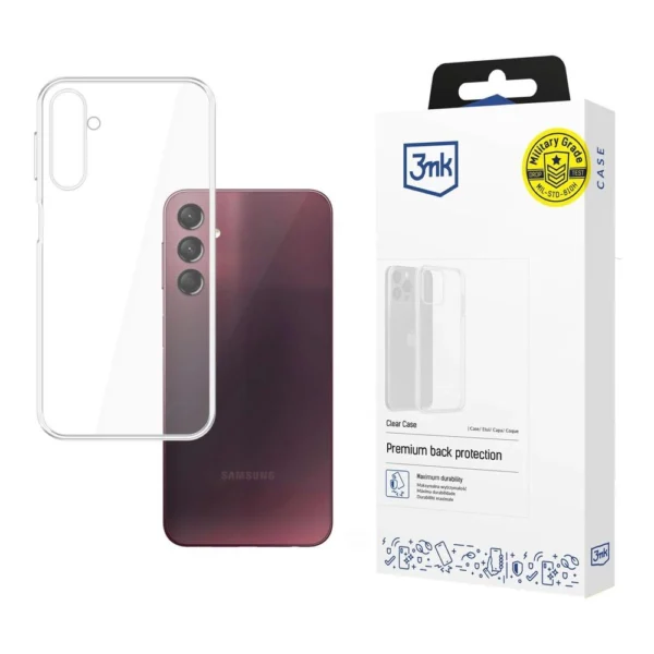 3mk Clear Case for Samsung Galaxy A24 4G - transparent