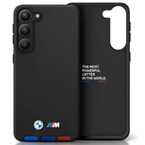 Case BMW BMHCSA5422PTDK A54 black/black Leather Stamp Tricolor