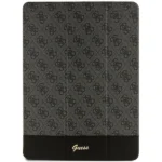 Etui Guess 4G Stripe Allover na iPad Pro 12.9" - czarne