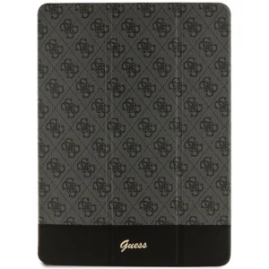 Etui Guess 4G Stripe Allover na iPad Pro 12.9" - czarne