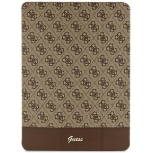 Guess 4G Stripe Allover case for iPad Pro 12.9" - brown