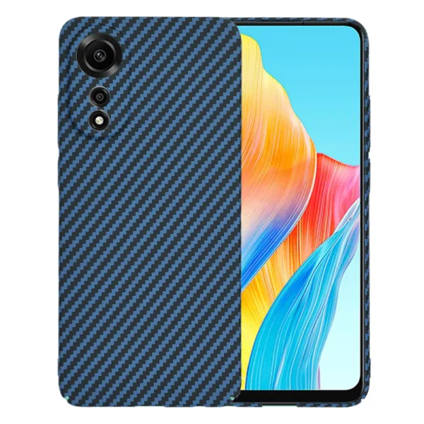 Techsuit - Carbonite FiberShell - Oppo A78 4G - Cyan