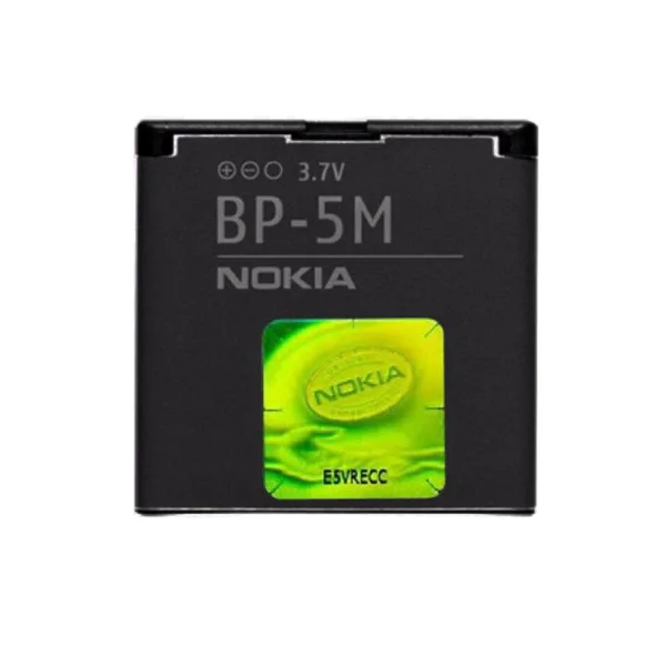 OEM - Phone Battery BP-5M (00102) - Nokia 6220 / 6110 Navigator / 5700 / 5610 / 5730 XpressMusic - 900mAh - Black