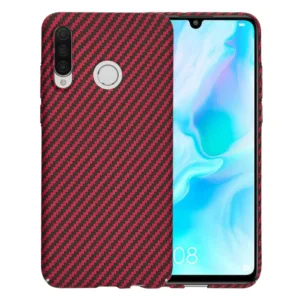 Techsuit - Carbonite FiberShell - Huawei P30 Lite / P30 Lite New Edition - Red