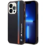 Case BMW BMHCP14L22HVGV iPhone 14 Pro 6.1" black/black IML Tricolor Stripe