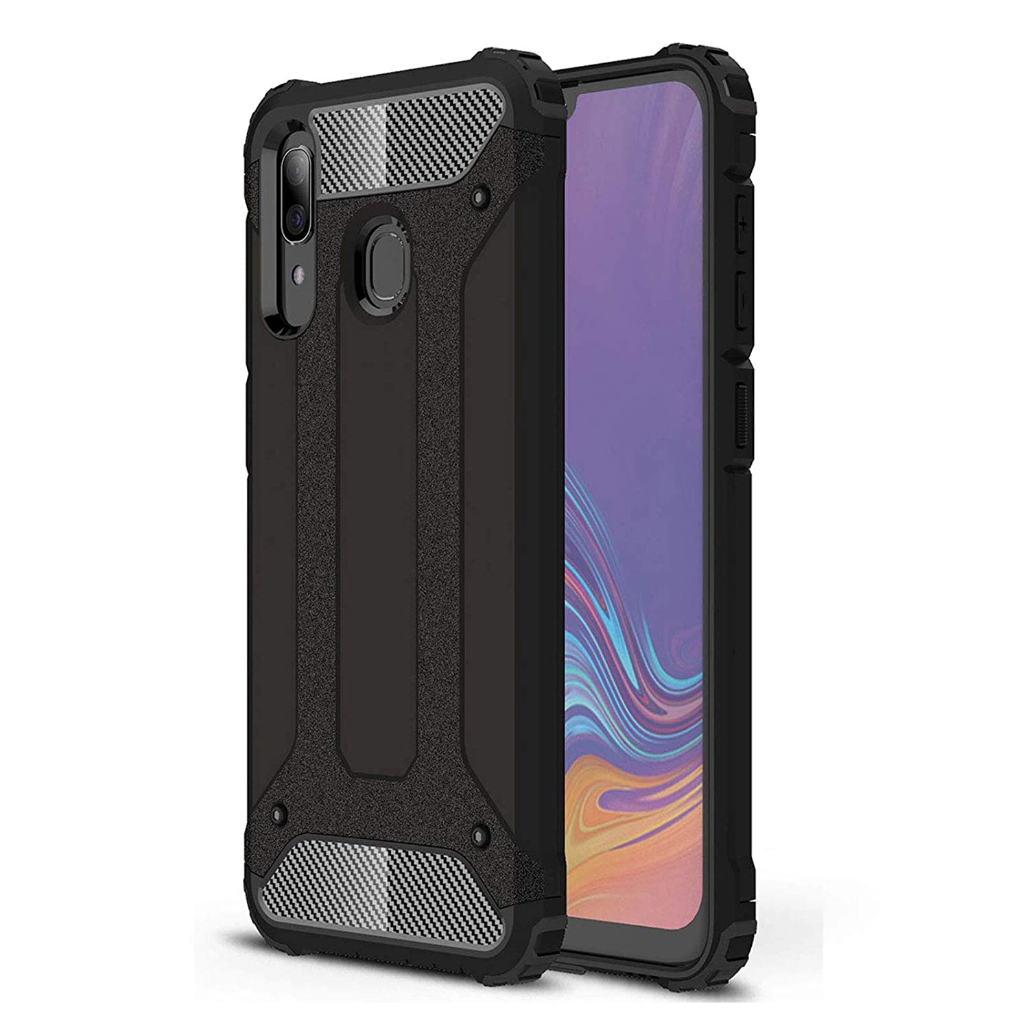 Techsuit - Hybrid Armor - Samsung Galaxy A20e - Black