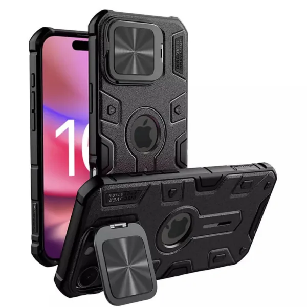 Nillkin - CamShield Armor Prop Magnetic - iPhone 16 Pro Max - Black