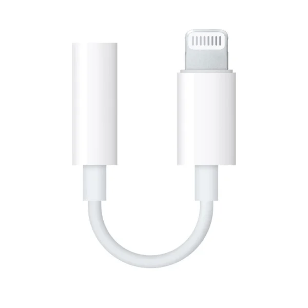 Apple MMX62ZM/A Lightning to 3.5mm Mini Jack Female Adapter White