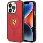 Ferrari FEHMP14LUKR iPhone 14 Pro 6.1" red/red hardcase Translucent Magsafe