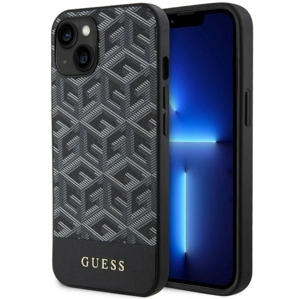 Guess GUHMP14SHGCFSEK iPhone 14 6.1" black/black hardcase GCube Stripes MagSafe