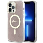 Guess 4G MagSafe case for iPhone 14 Pro Max - pink