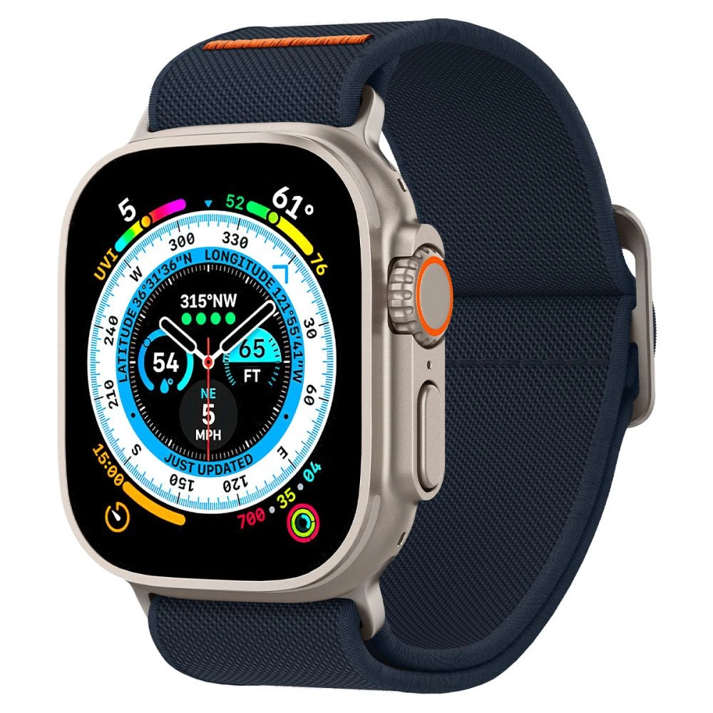 Spigen Fit Lite Ultra Strap for Apple Watch 4/5/6/7/8/9/SE/Ultra (42/44/45/49 mm) - Navy Blue