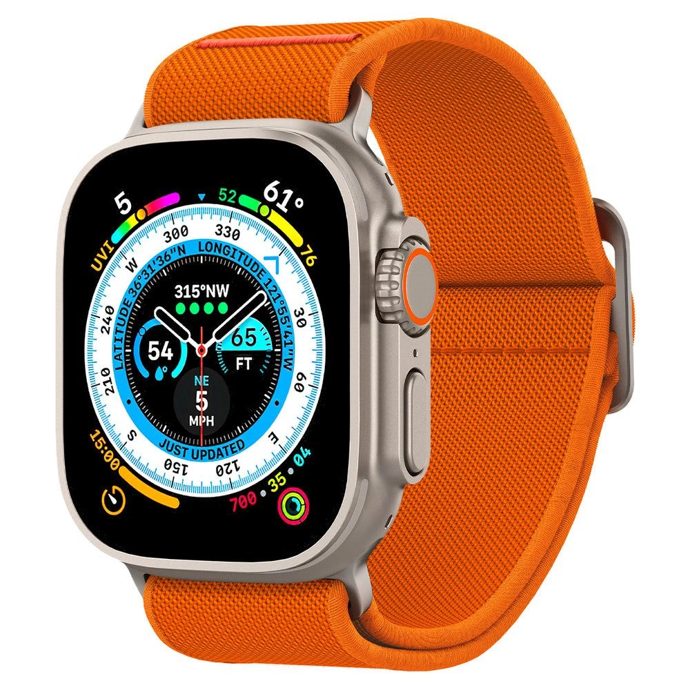 Spigen Fit Lite Ultra Strap for Apple Watch 4 / 5 / 6 / 7 / 8 / SE / Ultra (42/44/45/49 mm) - Orange