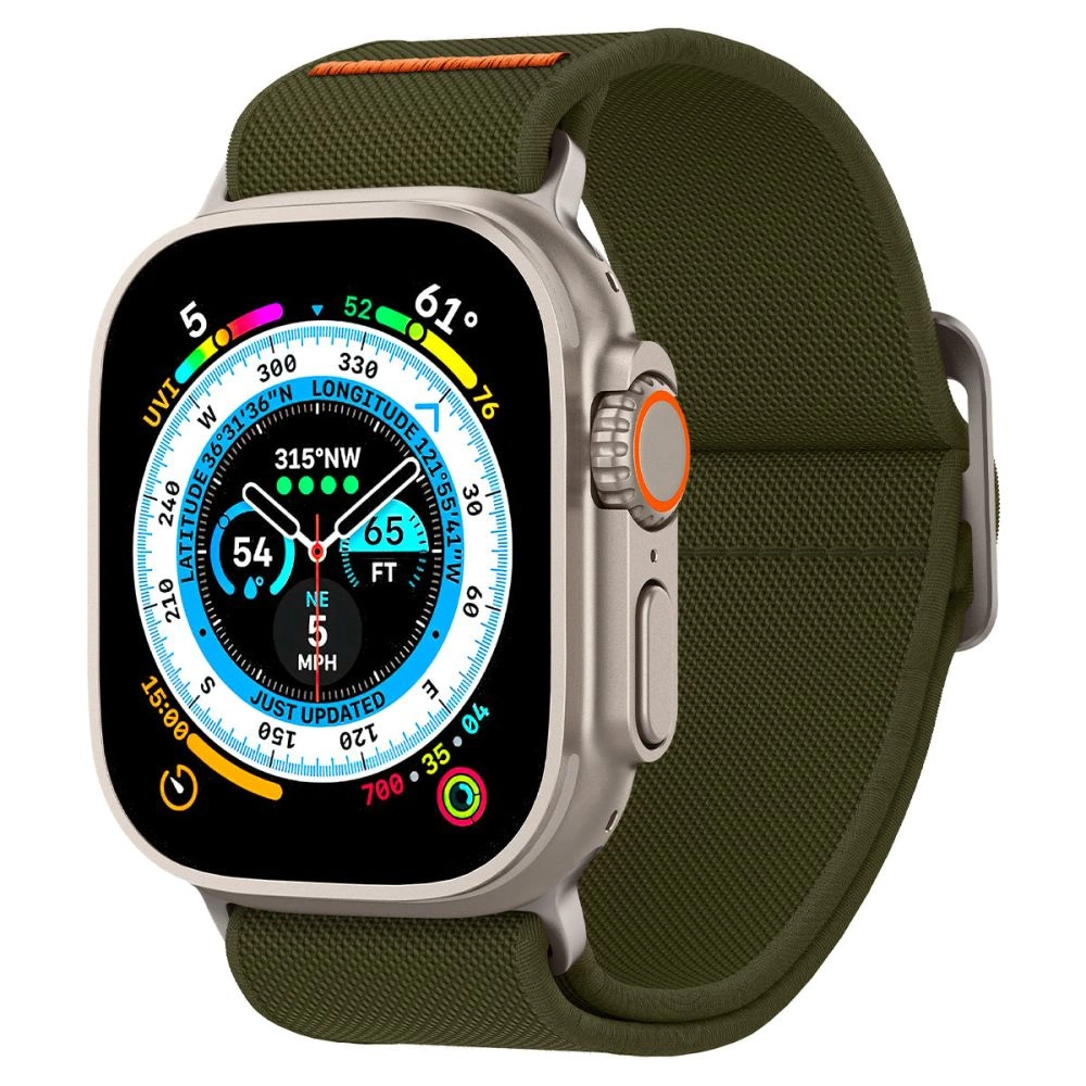 Spigen Fit Lite Ultra Strap for Apple Watch 4 / 5 / 6 / 7 / 8 / SE / Ultra (42/44/45/49 mm) - Green