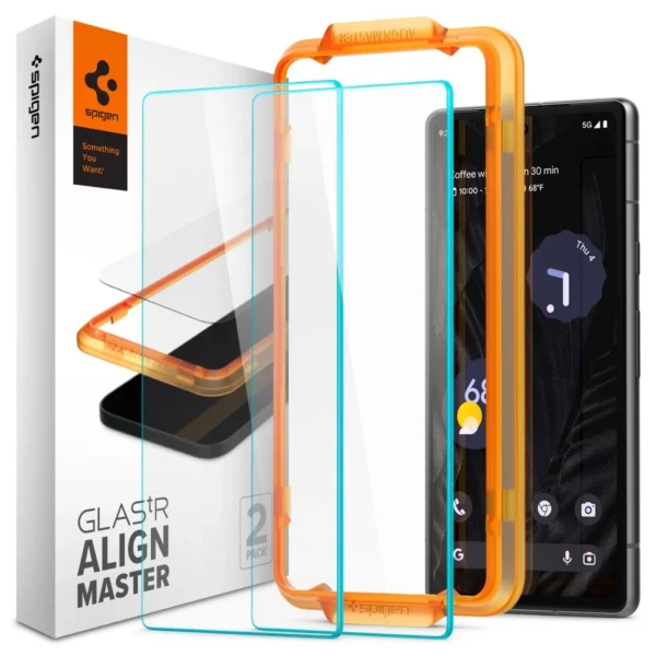 Spigen ALM Glas.tR tempered glass for Google Pixel 7A - 2 pcs.