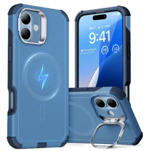 ESR - Cyber Armor Kickstand - iPhone 16 - Blue