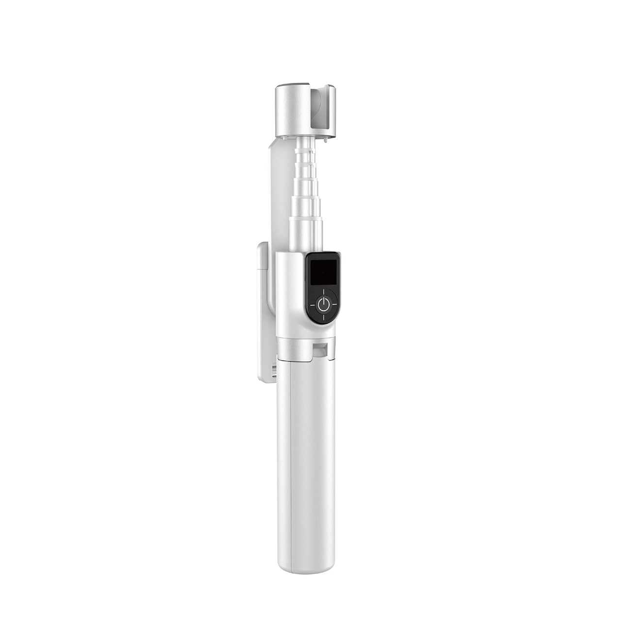 Selfie stick / telescopic pole with tripod Dudao F18W - white