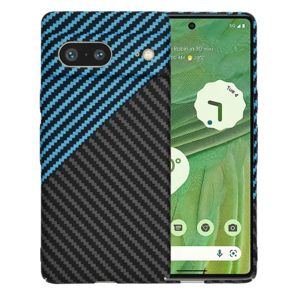 Techsuit - Carbonite FiberShell - Google Pixel 7 - Blue Pulse