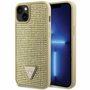 Guess GUHCP14MHDGTPD iPhone 14 Plus 6.7" gold/gold hardcase Rhinestone Triangle