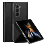 Leather Flip and Wallet Case for Samsung Galaxy Z Fold5 5G Dux Ducis Bril - Black