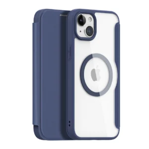 Dux Ducis Skin X Pro Magnetic Flip MagSafe Case iPhone 15 - Blue