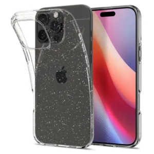 Spigen - Liquid Crystal Glitter - iPhone 16 Pro - Crystal Quartz