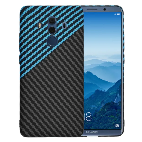 Techsuit - Carbonite FiberShell - Huawei Mate 10 Pro - Blue Pulse