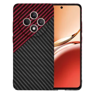 Techsuit - Carbonite FiberShell - Oppo Reno12 F 4G / Reno12 F 5G / Reno12 FS - Red Vortex