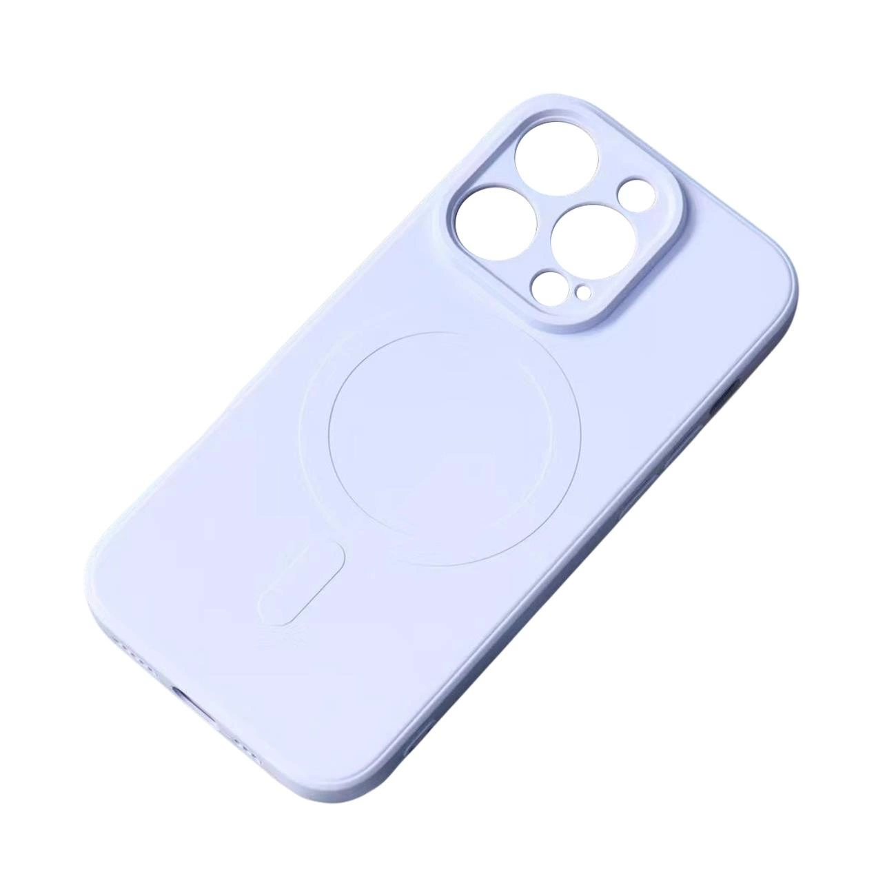 MagSafe Compatible Silicone Case for iPhone 15 Pro Silicone Case - Blue