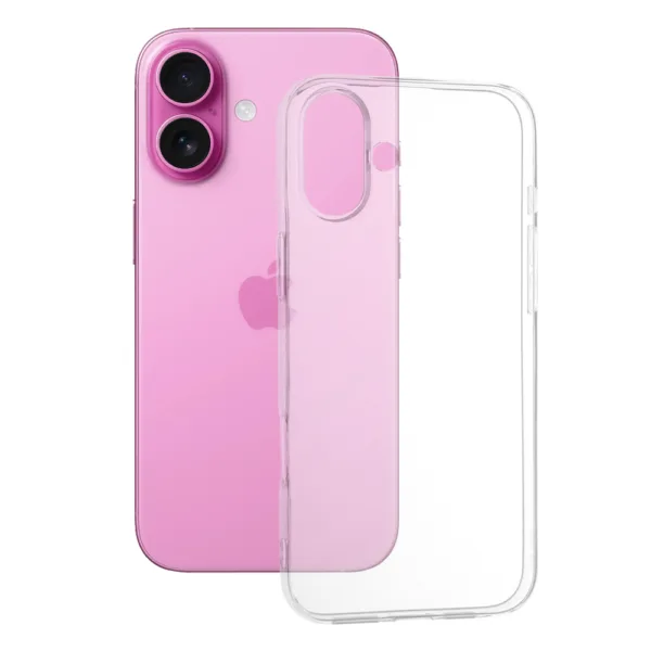 Techsuit - Clear Silicone - iPhone 16 Plus - Transparent