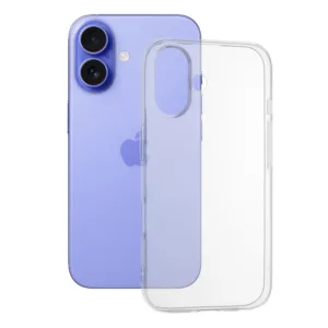 Techsuit - Clear Silicone - iPhone 16 - Transparent