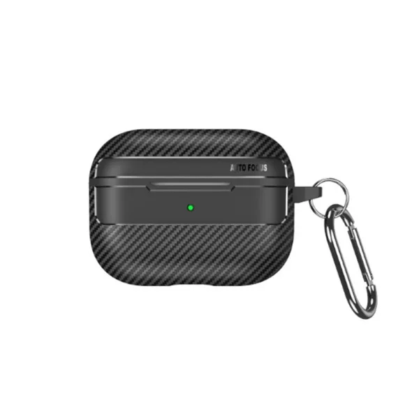 Techsuit - CarbonFiber - for AirPods 4 - Black