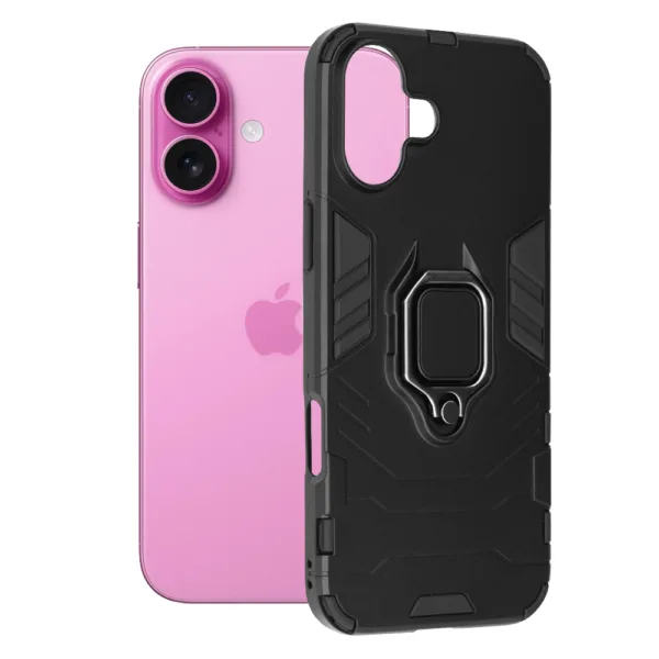 Techsuit - Silicone Shield - iPhone 16 Plus - Black