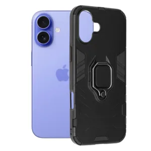 Techsuit - Silicone Shield - iPhone 16 - Black