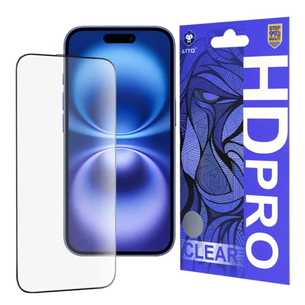 Lito - HD Pro Clear - iPhone 16 - Black