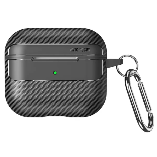 Techsuit - CarbonFiber - for AirPods 3 - Black