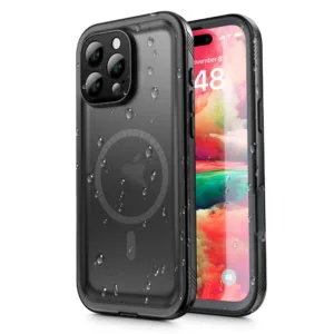 ShellBox - Waterproof IP68 Case - iPhone 16 Pro - Black