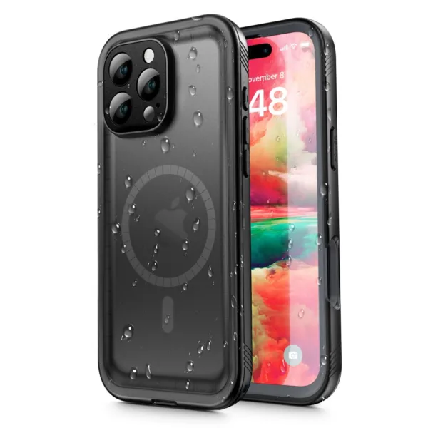 ShellBox - Waterproof IP68 Case - iPhone 16 Pro Max - Black