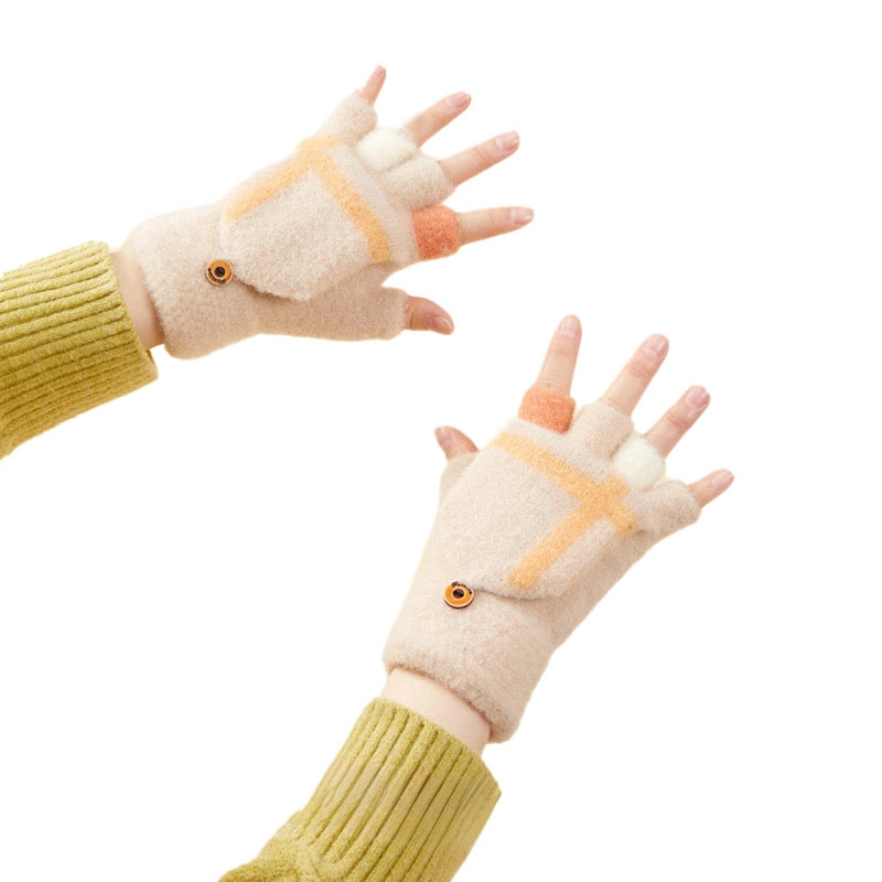 Women's/children's winter phone gloves - white