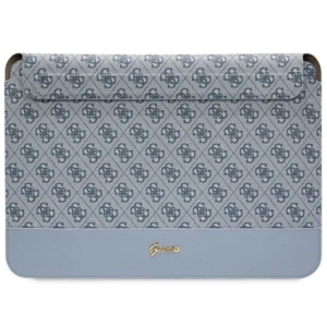 Guess 4G Stripe Metal Logo case for a 14" laptop - blue