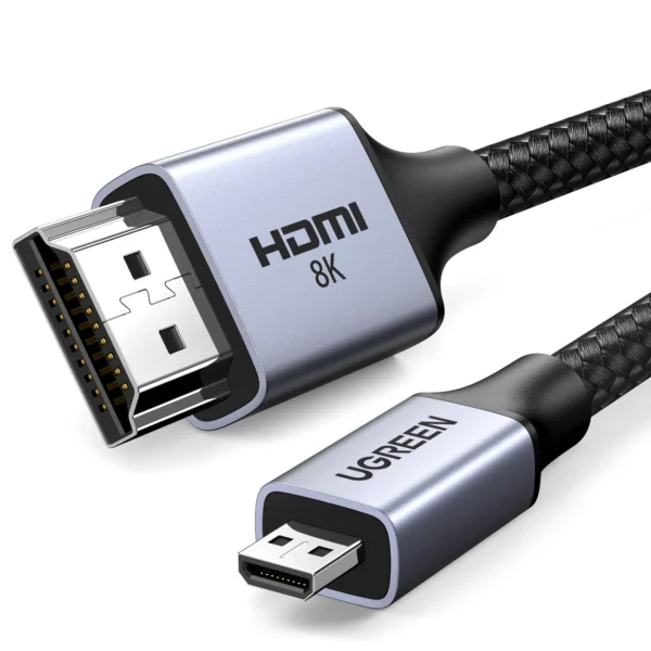 Ugreen HD164 15517 micro HDMI / HDMI 2.1 8K cable 2m - gray