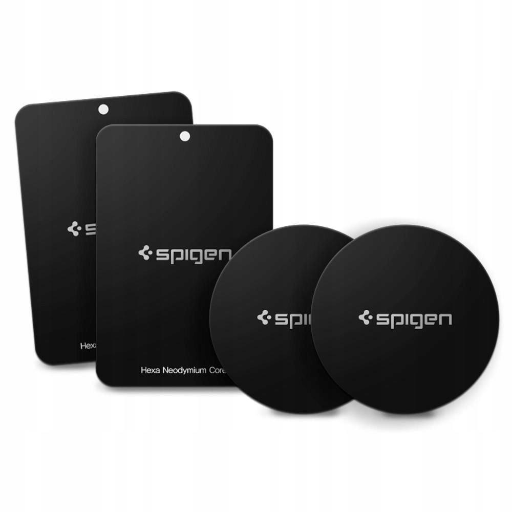 Spigen - (4 pack) Metal Plate (MP-4P) - with Matte Cover Paint - Black