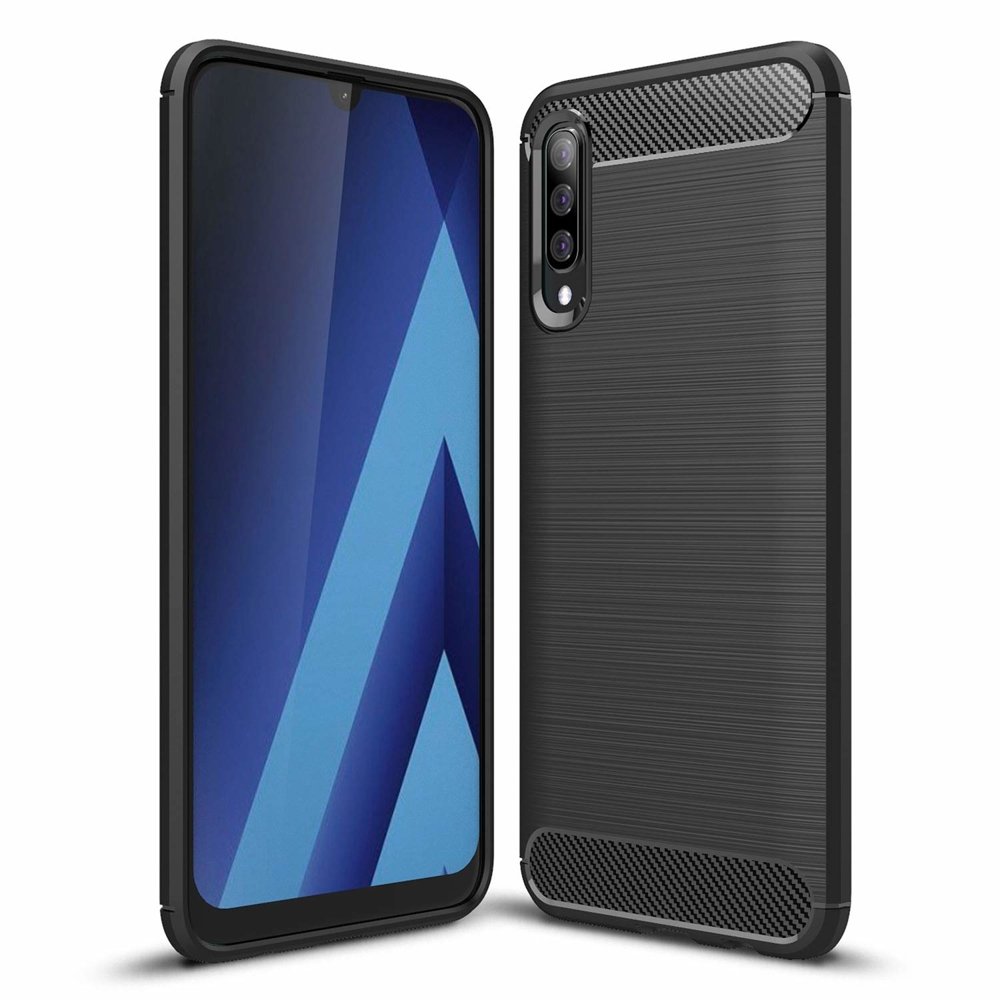 Techsuit - Carbon Silicone - Samsung Galaxy A70 / A70s - Black