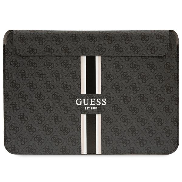 Guess 4G Printed Stripes cover for a 14" laptop - black